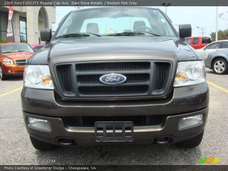 Dark Stone Metallic / Medium Flint Grey 2005 Ford F150 STX Regular Cab 4x4