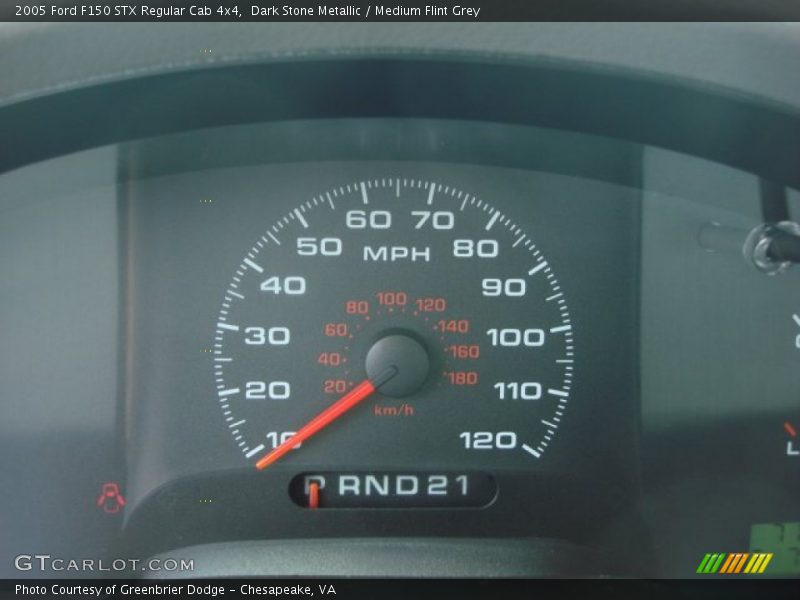 Dark Stone Metallic / Medium Flint Grey 2005 Ford F150 STX Regular Cab 4x4