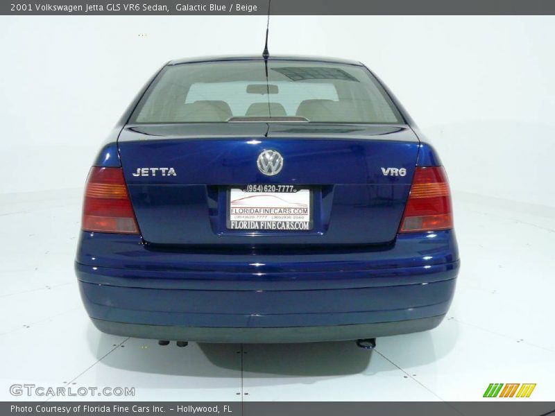 Galactic Blue / Beige 2001 Volkswagen Jetta GLS VR6 Sedan
