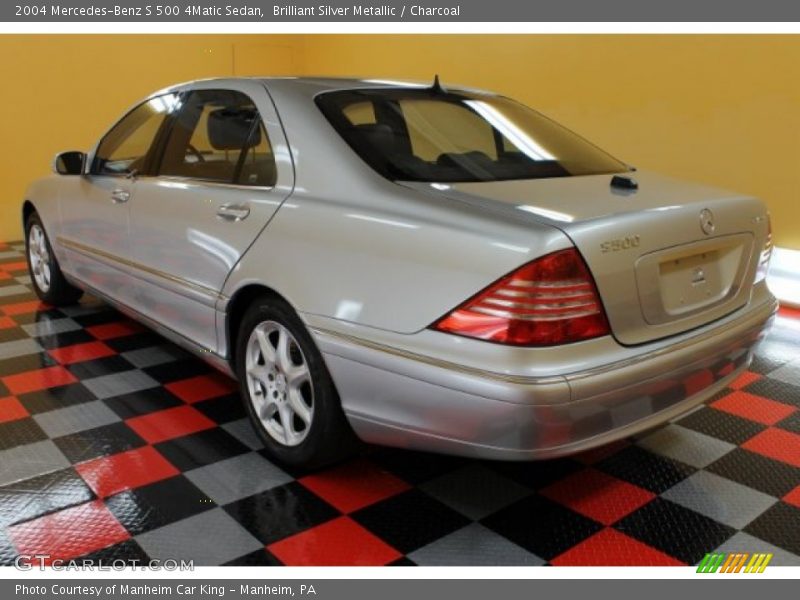 Brilliant Silver Metallic / Charcoal 2004 Mercedes-Benz S 500 4Matic Sedan