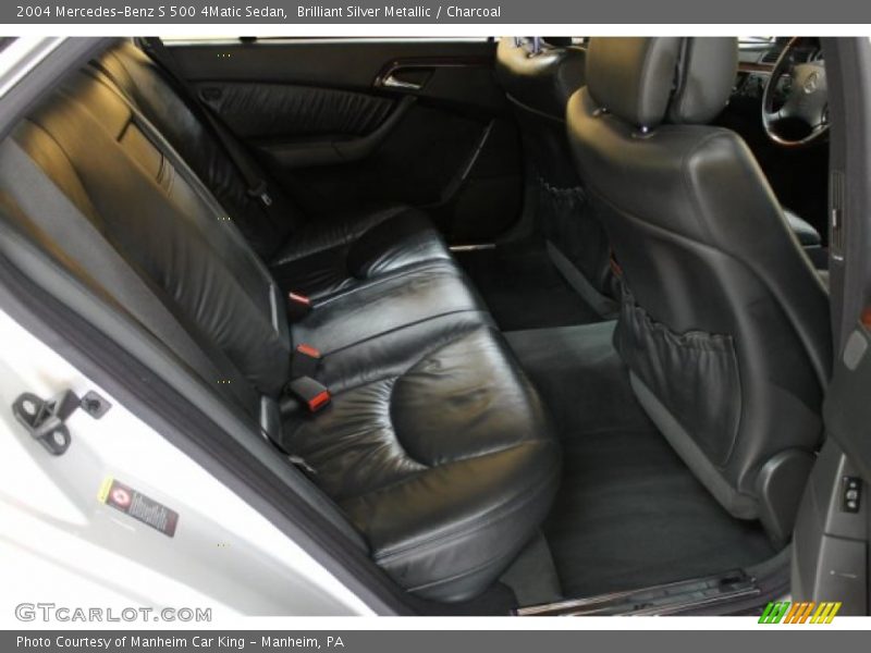 Brilliant Silver Metallic / Charcoal 2004 Mercedes-Benz S 500 4Matic Sedan