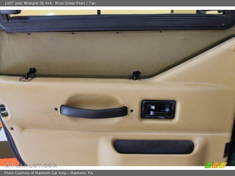 Moss Green Pearl / Tan 1997 Jeep Wrangler SE 4x4