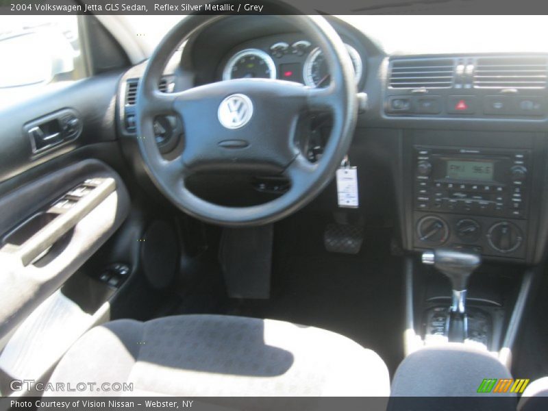 Reflex Silver Metallic / Grey 2004 Volkswagen Jetta GLS Sedan