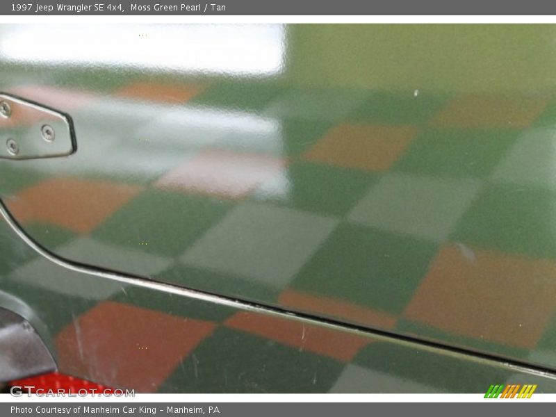 Moss Green Pearl / Tan 1997 Jeep Wrangler SE 4x4