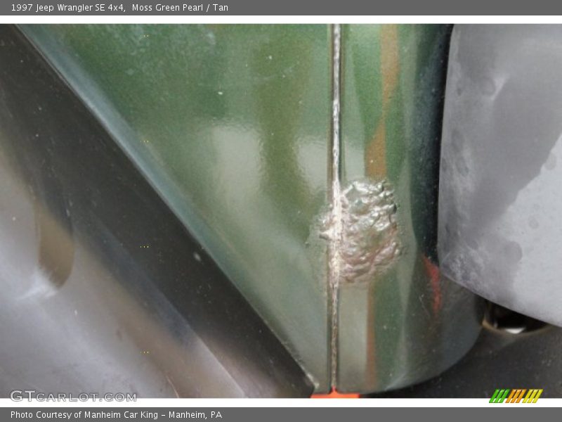 Moss Green Pearl / Tan 1997 Jeep Wrangler SE 4x4