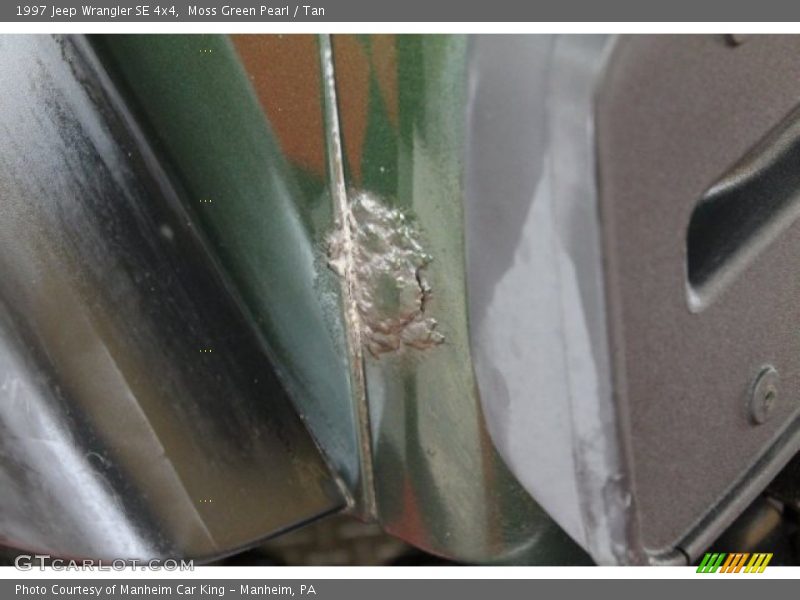 Moss Green Pearl / Tan 1997 Jeep Wrangler SE 4x4