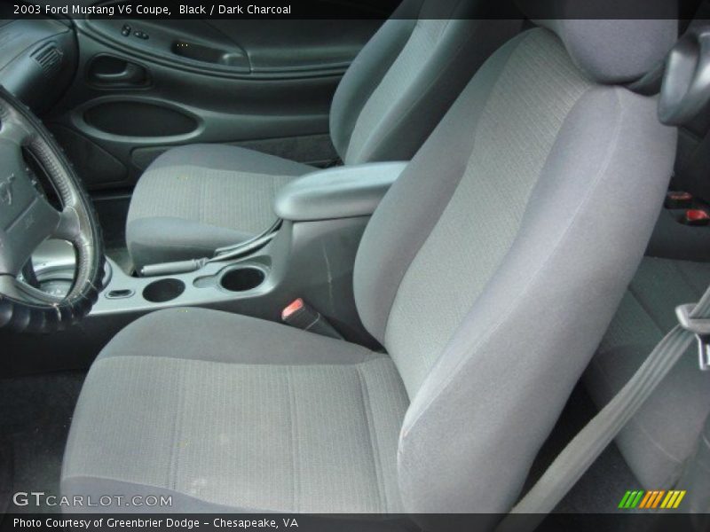 Black / Dark Charcoal 2003 Ford Mustang V6 Coupe