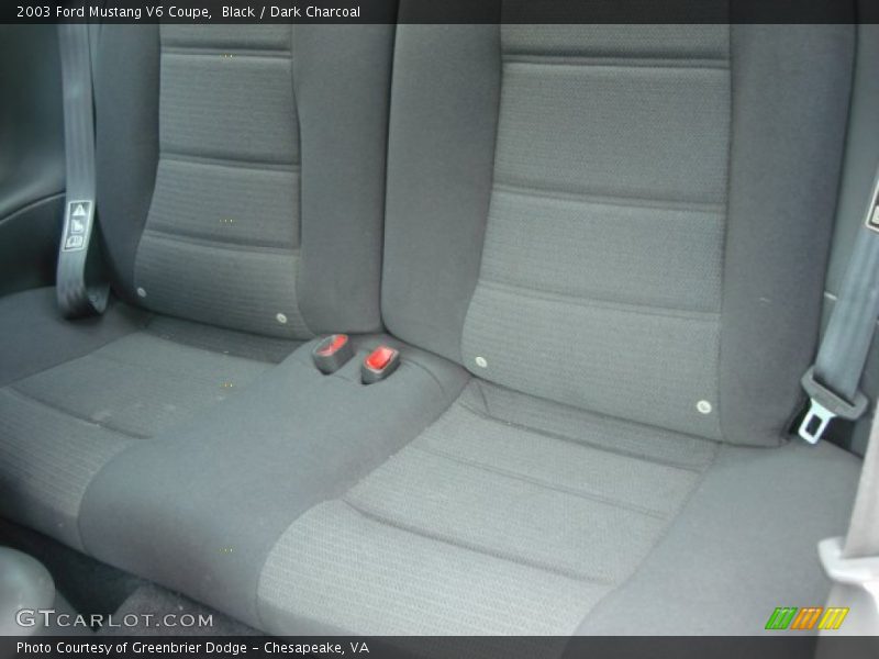 Black / Dark Charcoal 2003 Ford Mustang V6 Coupe