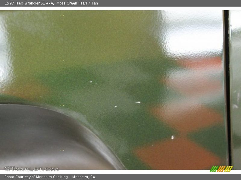 Moss Green Pearl / Tan 1997 Jeep Wrangler SE 4x4