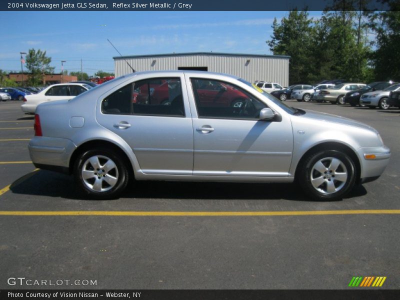 Reflex Silver Metallic / Grey 2004 Volkswagen Jetta GLS Sedan