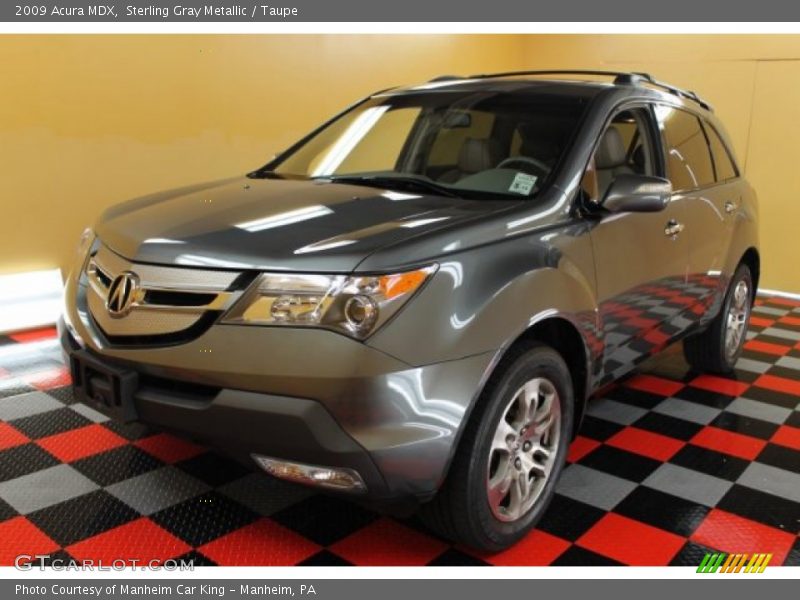 Sterling Gray Metallic / Taupe 2009 Acura MDX