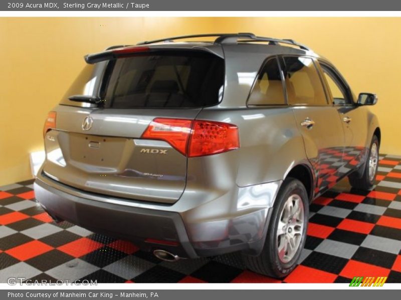 Sterling Gray Metallic / Taupe 2009 Acura MDX