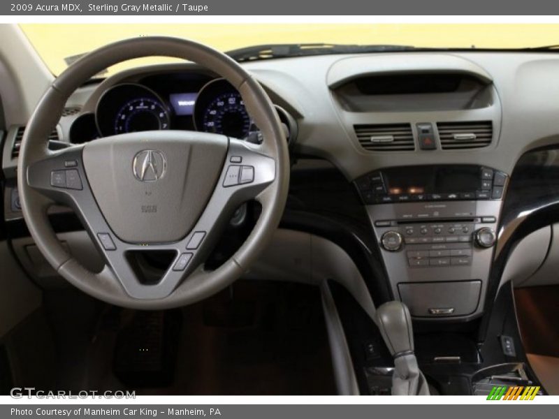 Sterling Gray Metallic / Taupe 2009 Acura MDX