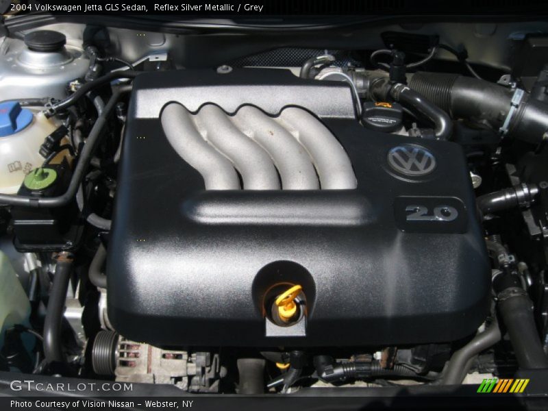 Reflex Silver Metallic / Grey 2004 Volkswagen Jetta GLS Sedan
