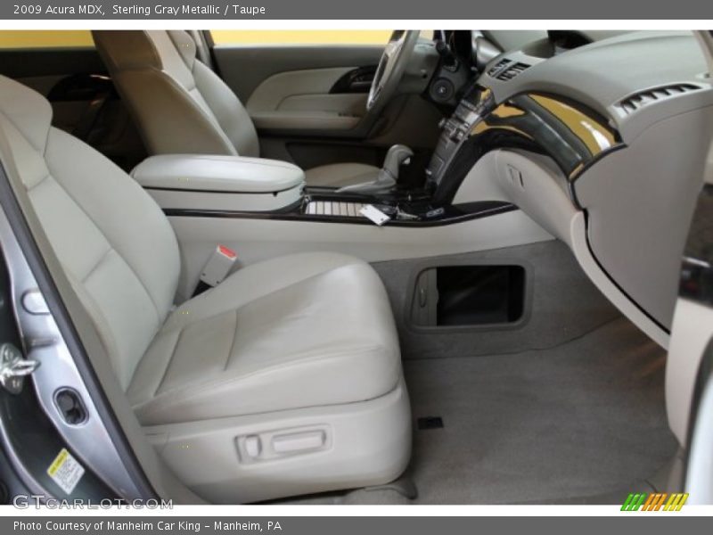 Sterling Gray Metallic / Taupe 2009 Acura MDX