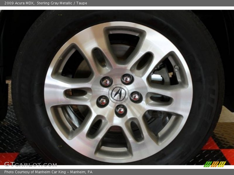 Sterling Gray Metallic / Taupe 2009 Acura MDX