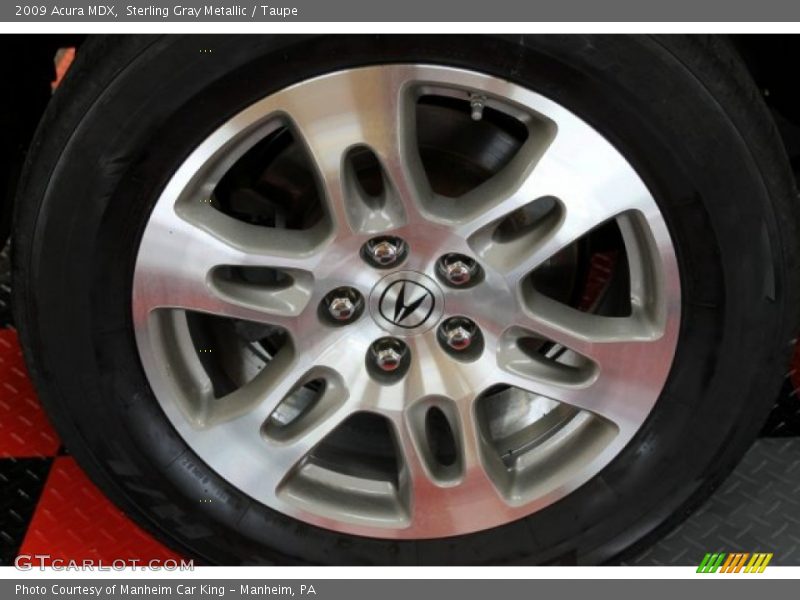 Sterling Gray Metallic / Taupe 2009 Acura MDX