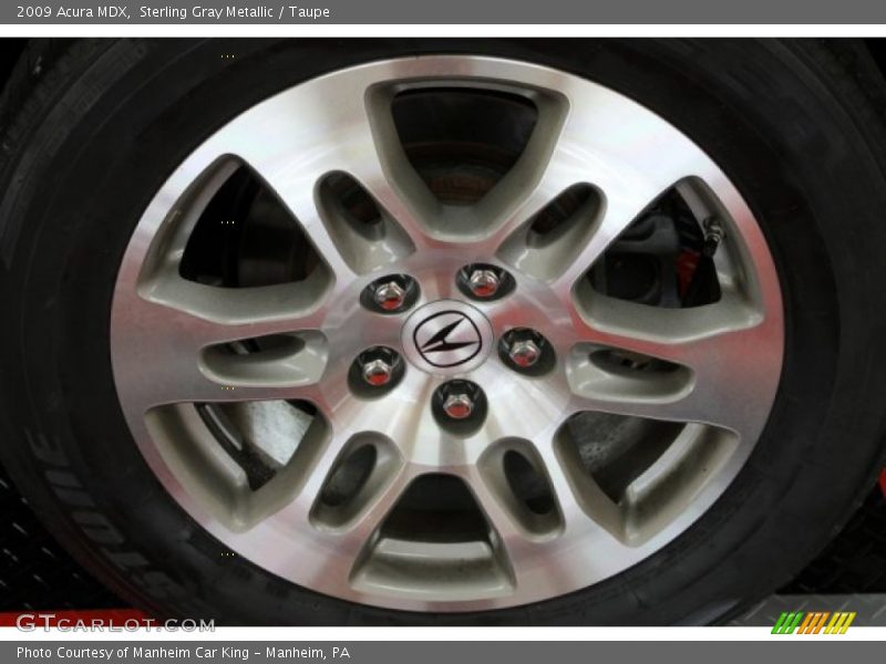 Sterling Gray Metallic / Taupe 2009 Acura MDX
