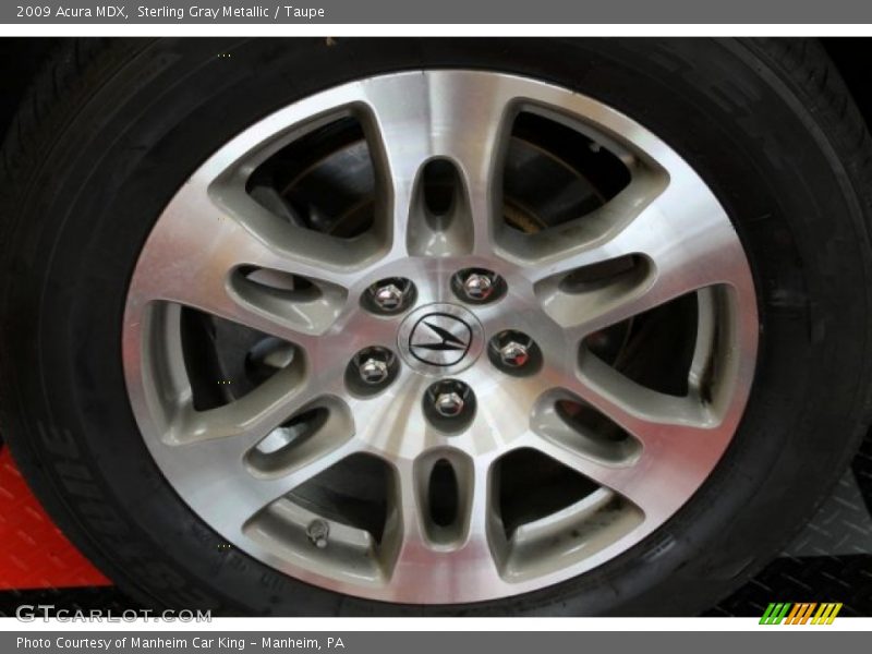 Sterling Gray Metallic / Taupe 2009 Acura MDX