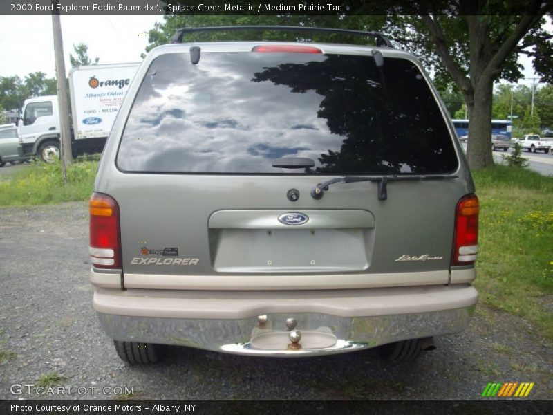 Spruce Green Metallic / Medium Prairie Tan 2000 Ford Explorer Eddie Bauer 4x4