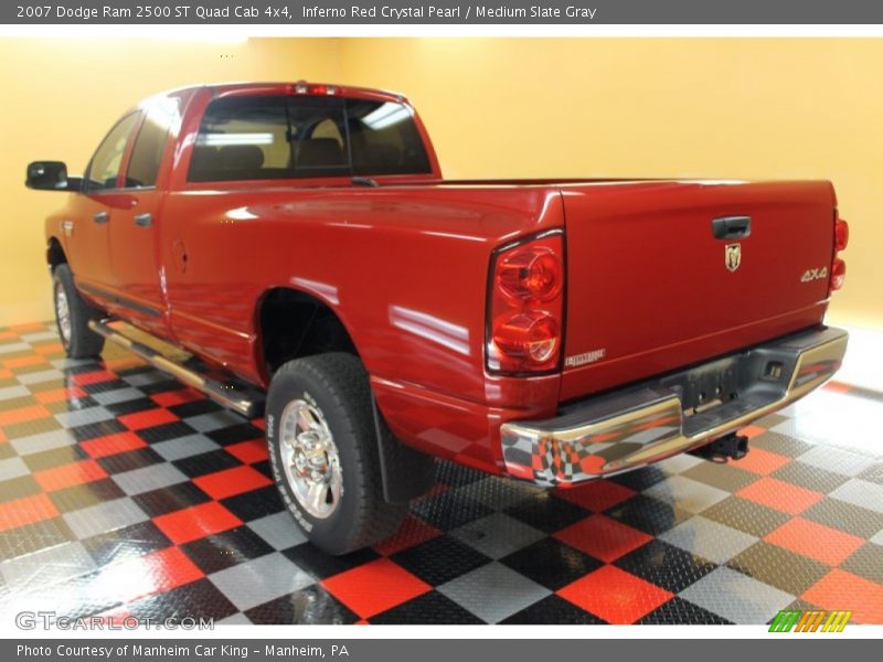 Inferno Red Crystal Pearl / Medium Slate Gray 2007 Dodge Ram 2500 ST Quad Cab 4x4