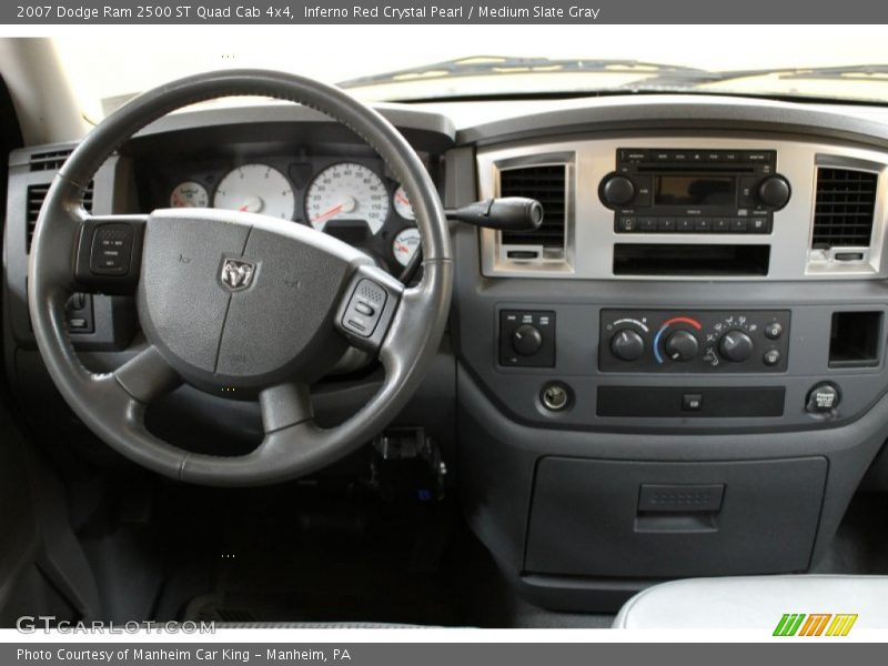 Inferno Red Crystal Pearl / Medium Slate Gray 2007 Dodge Ram 2500 ST Quad Cab 4x4