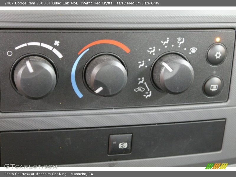 Inferno Red Crystal Pearl / Medium Slate Gray 2007 Dodge Ram 2500 ST Quad Cab 4x4