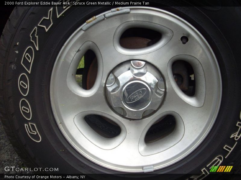 Spruce Green Metallic / Medium Prairie Tan 2000 Ford Explorer Eddie Bauer 4x4