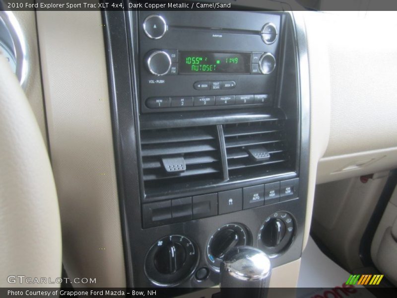 Controls of 2010 Explorer Sport Trac XLT 4x4