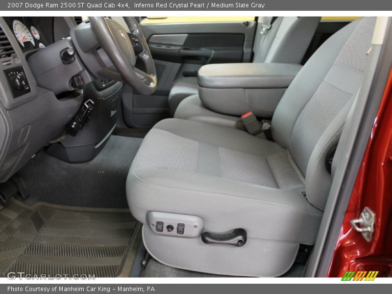 Inferno Red Crystal Pearl / Medium Slate Gray 2007 Dodge Ram 2500 ST Quad Cab 4x4