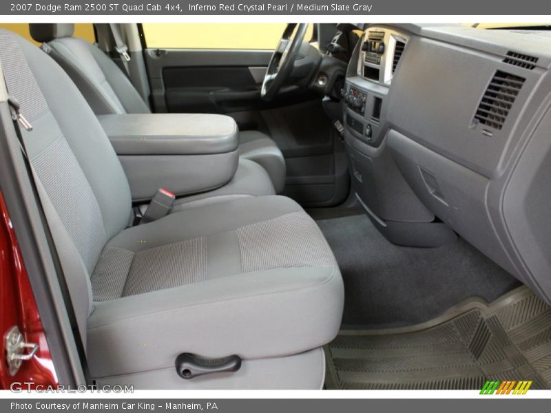 Inferno Red Crystal Pearl / Medium Slate Gray 2007 Dodge Ram 2500 ST Quad Cab 4x4
