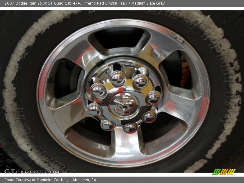 Inferno Red Crystal Pearl / Medium Slate Gray 2007 Dodge Ram 2500 ST Quad Cab 4x4