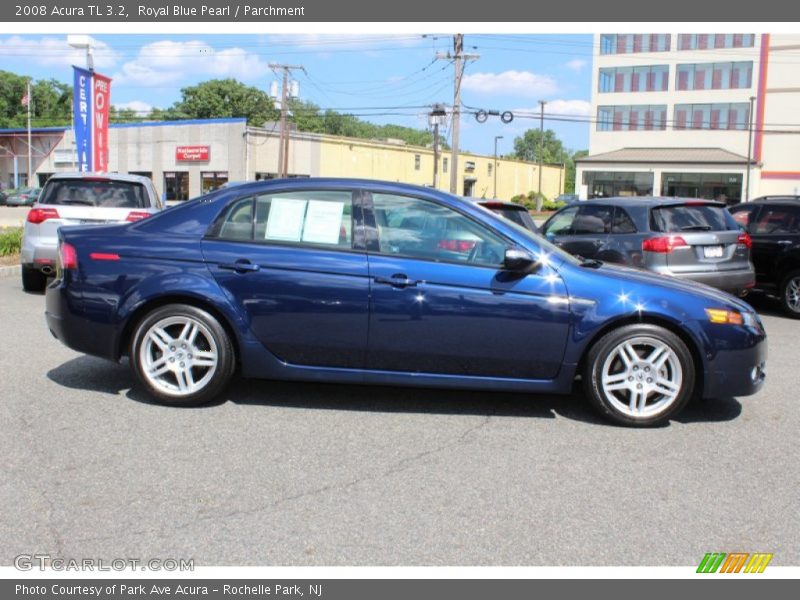 Royal Blue Pearl / Parchment 2008 Acura TL 3.2