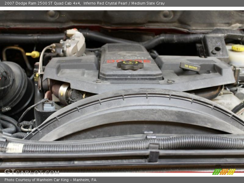 Inferno Red Crystal Pearl / Medium Slate Gray 2007 Dodge Ram 2500 ST Quad Cab 4x4