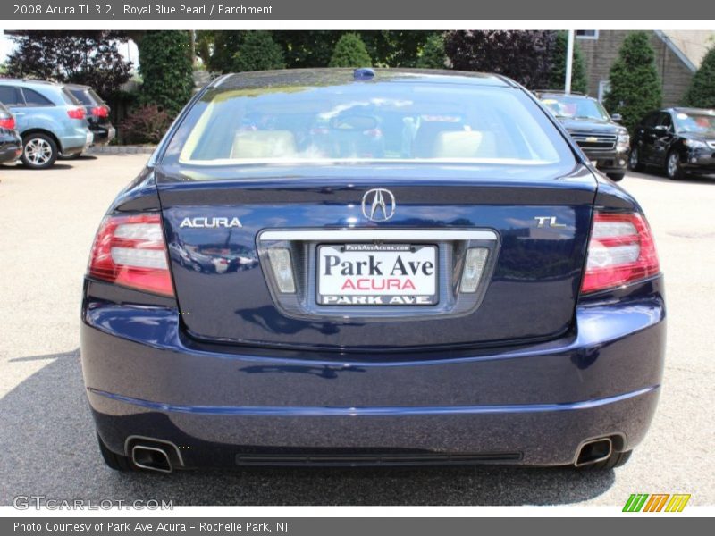 Royal Blue Pearl / Parchment 2008 Acura TL 3.2
