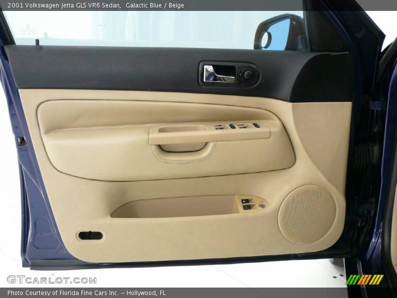 Galactic Blue / Beige 2001 Volkswagen Jetta GLS VR6 Sedan