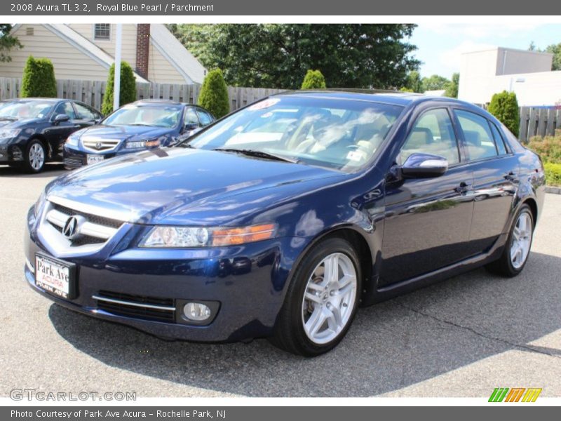 Royal Blue Pearl / Parchment 2008 Acura TL 3.2