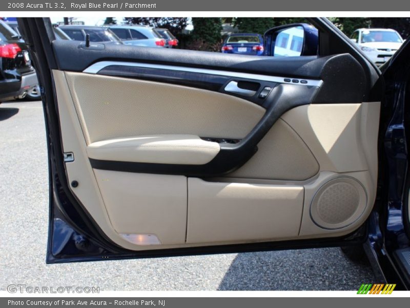 Royal Blue Pearl / Parchment 2008 Acura TL 3.2