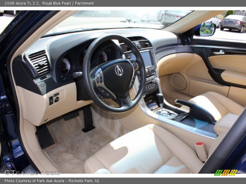 Royal Blue Pearl / Parchment 2008 Acura TL 3.2