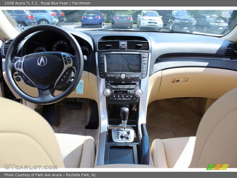 Royal Blue Pearl / Parchment 2008 Acura TL 3.2