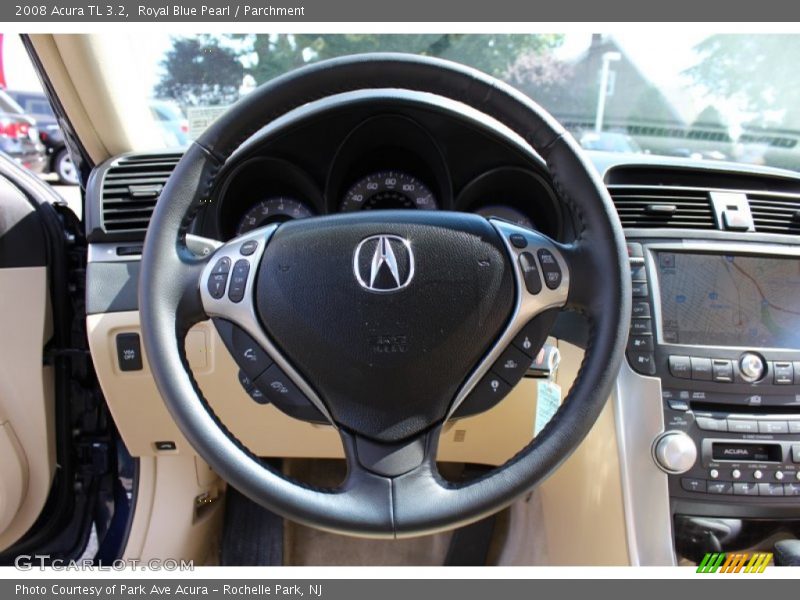 Royal Blue Pearl / Parchment 2008 Acura TL 3.2