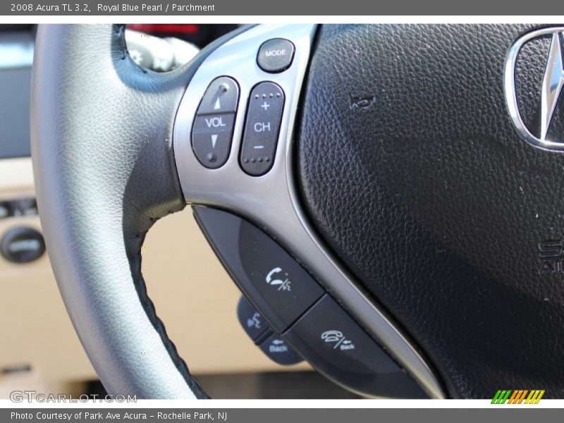 Royal Blue Pearl / Parchment 2008 Acura TL 3.2