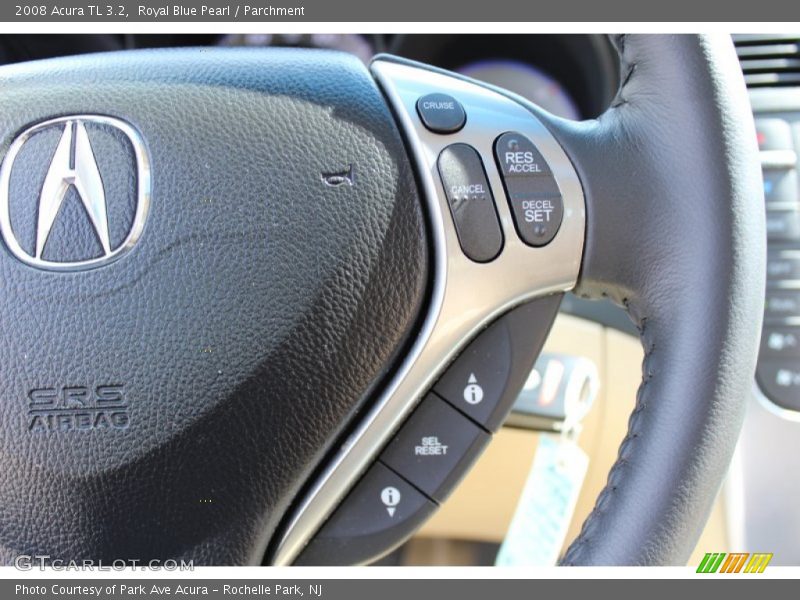 Royal Blue Pearl / Parchment 2008 Acura TL 3.2