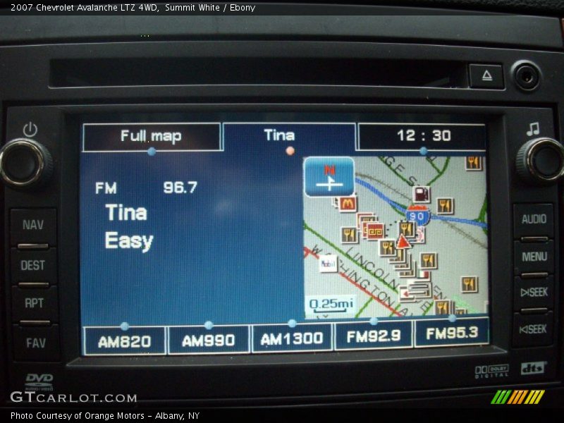 Summit White / Ebony 2007 Chevrolet Avalanche LTZ 4WD