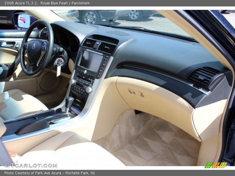 Royal Blue Pearl / Parchment 2008 Acura TL 3.2