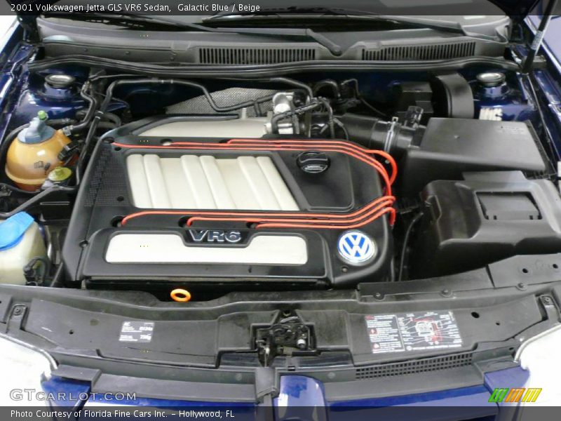 Galactic Blue / Beige 2001 Volkswagen Jetta GLS VR6 Sedan