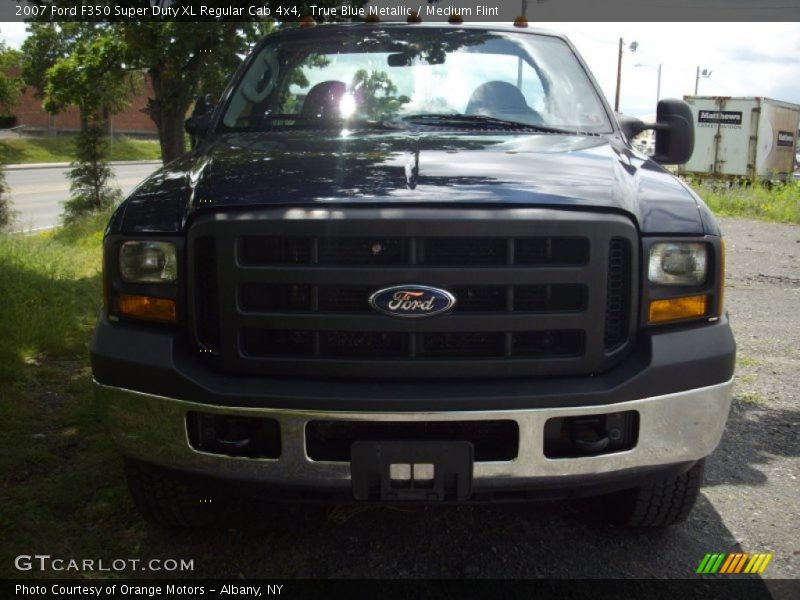 True Blue Metallic / Medium Flint 2007 Ford F350 Super Duty XL Regular Cab 4x4