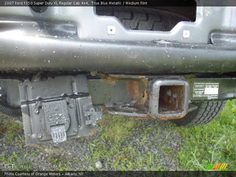True Blue Metallic / Medium Flint 2007 Ford F350 Super Duty XL Regular Cab 4x4