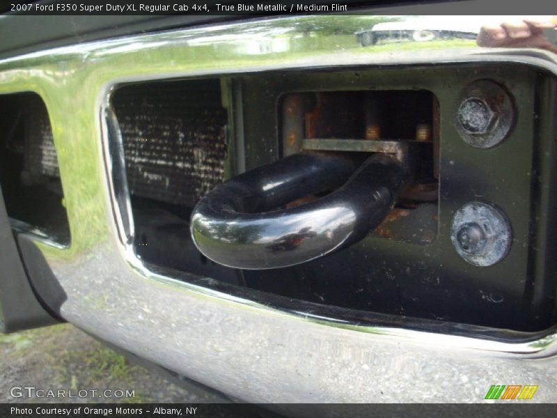True Blue Metallic / Medium Flint 2007 Ford F350 Super Duty XL Regular Cab 4x4