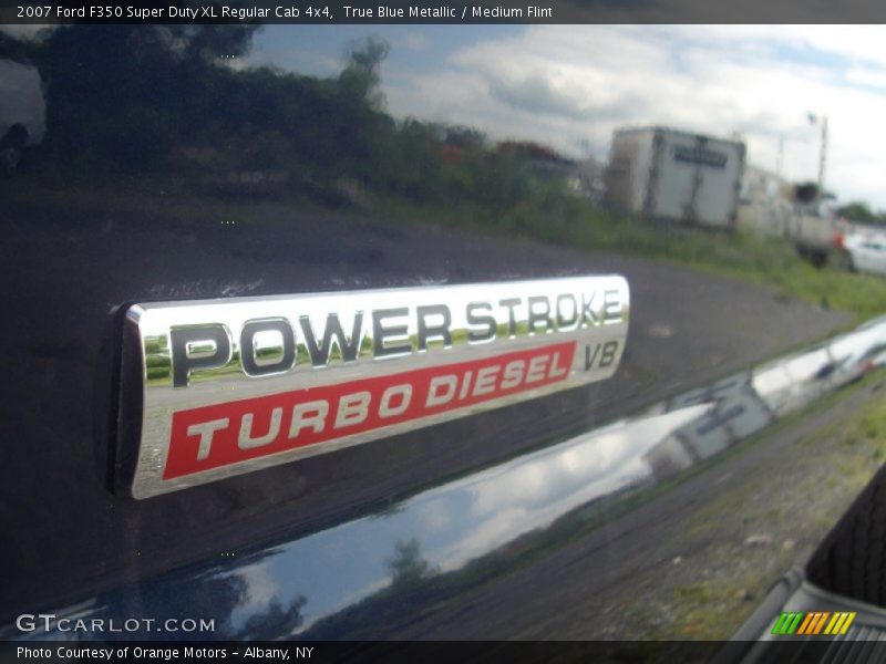 True Blue Metallic / Medium Flint 2007 Ford F350 Super Duty XL Regular Cab 4x4